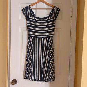 Talbot's striped dress